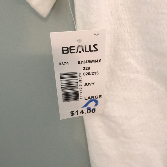 💕HP 8/30 NWT! Reel Legends Boys white t-shirt - Picture 4 of 4